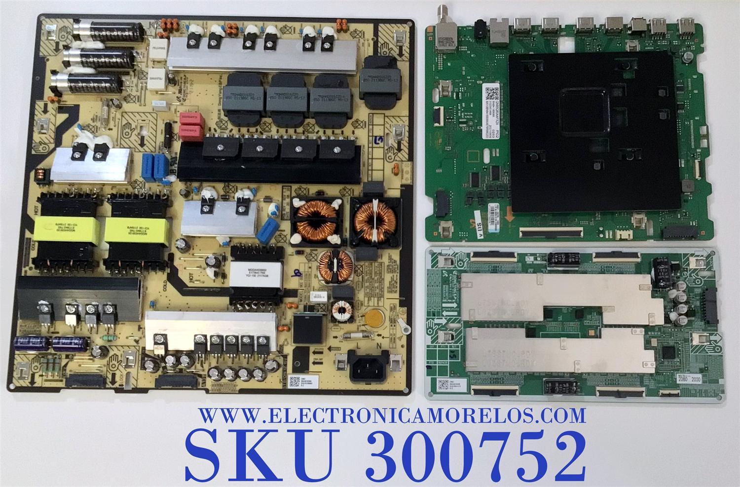 KIT DE TARJETAS PARA TV SAMSUNG NUM DE PARTE QN85Q80AAF / MAIN BN94-16906K / BN41-02902A / BN97-18270L / FUENTE BN4401039A / L85S8NA_TDY / T-CON BN4401040B / L85S8NC_TDY / DISPLAY ST8461D01-1 / PANEL CY-TA085FKAV1H / MODELO QN85Q80AAFXZA AB05